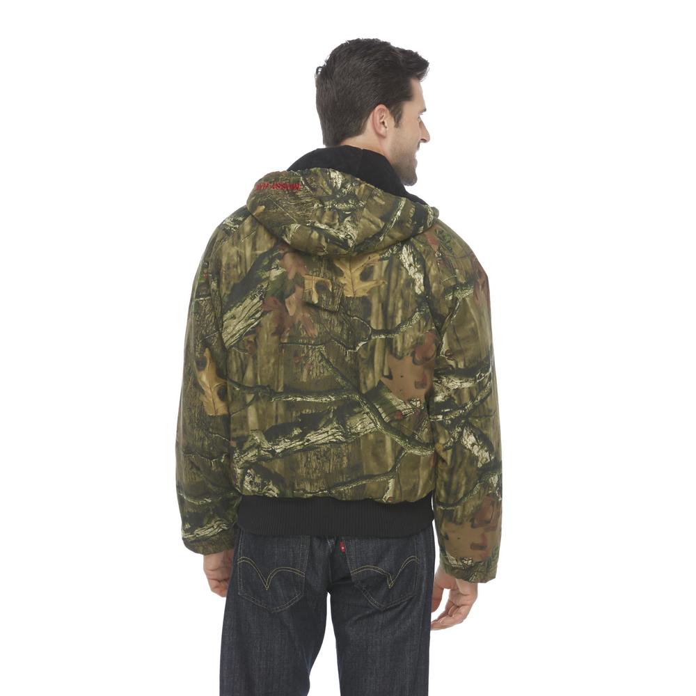 Walls Men's Insulated Hooded Jacket - Break-Up Infinity Camouflage