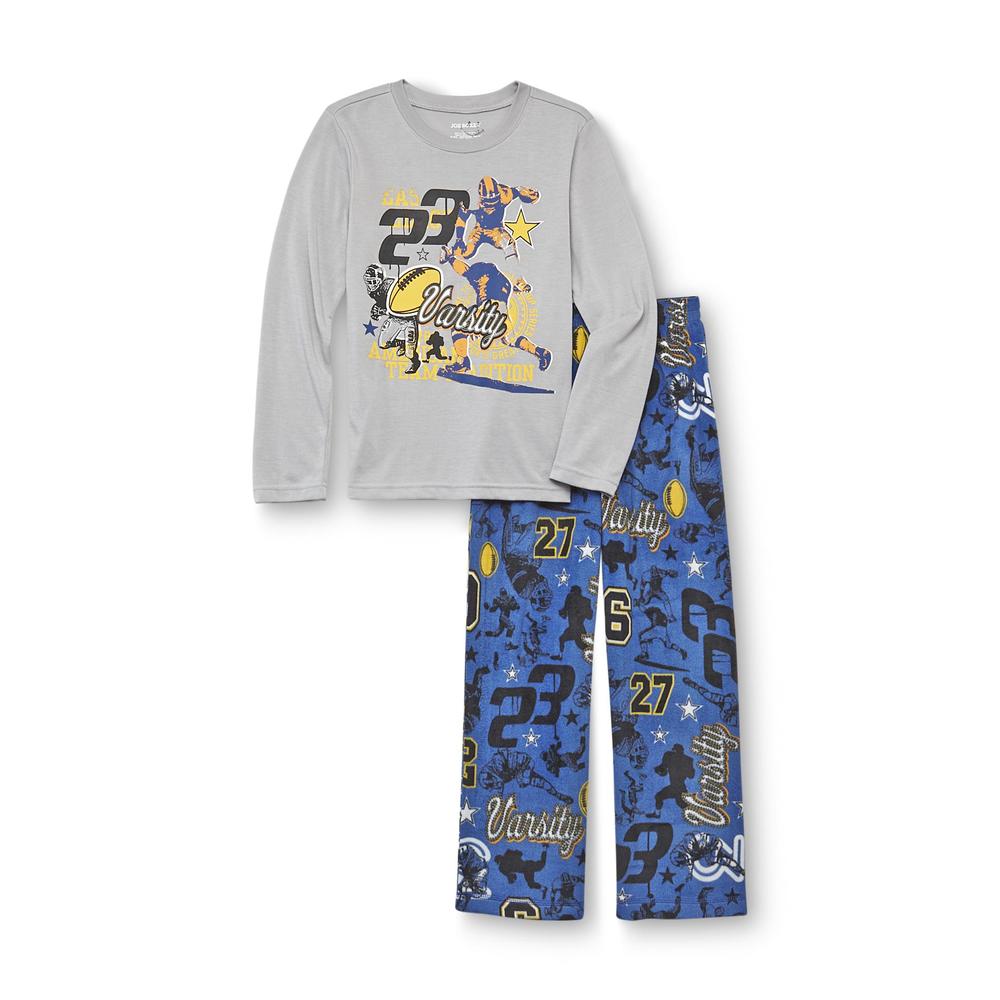Joe Boxer Boy's Pajama Shirt & Pants - Football