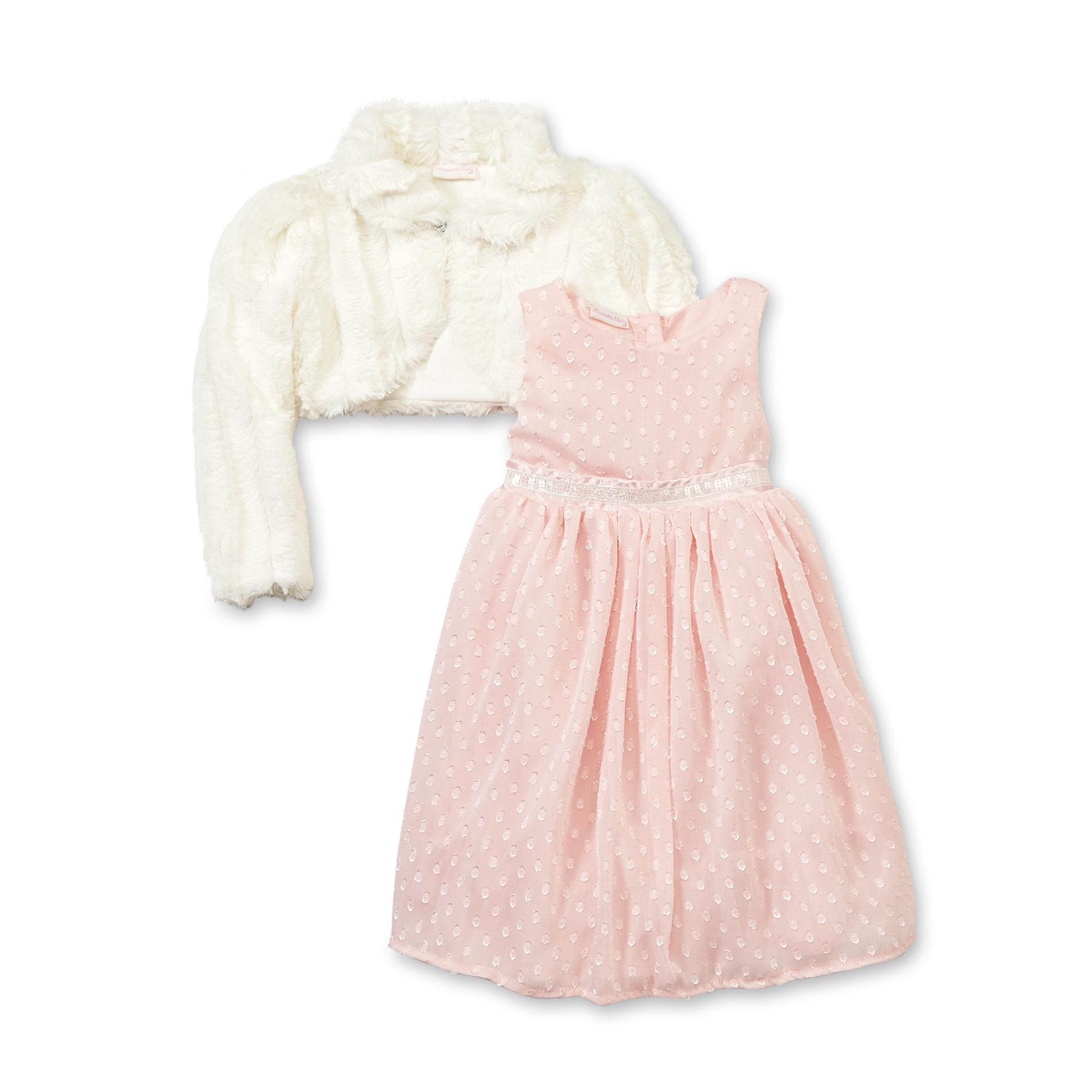 Nanette Infant & Toddler Girl's Occasion Dress & Jacket - Polka Dot