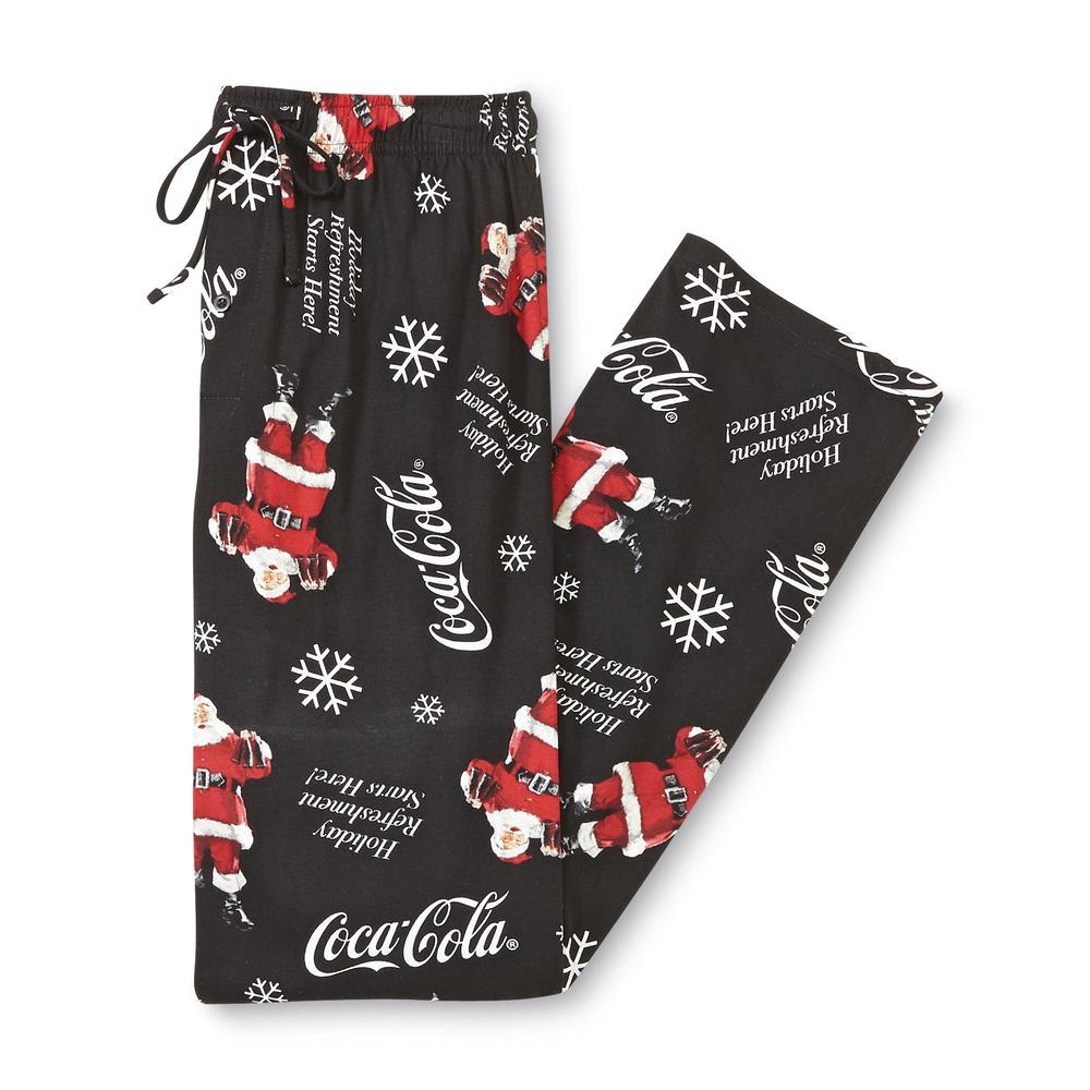 Coca-Cola Men's Christmas Pajama Pants - Santa
