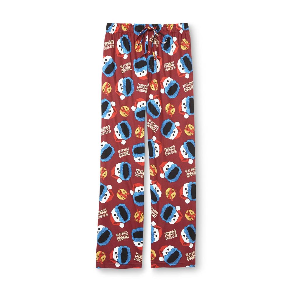 Sesame Street Cookie Monster Men's Christmas Pajama Pants