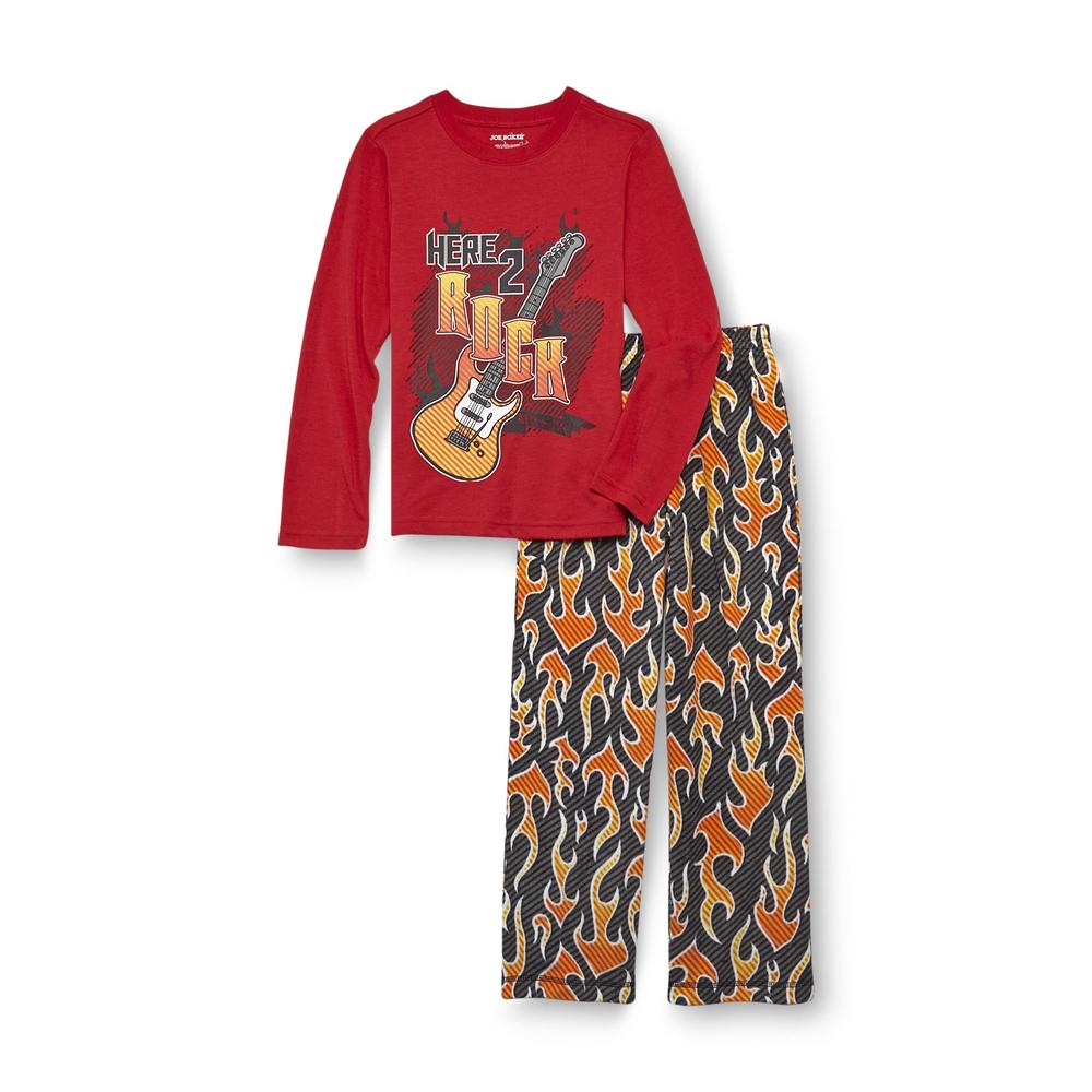 Joe Boxer Boy's Pajama Shirt & Pants - Here 2 Rock