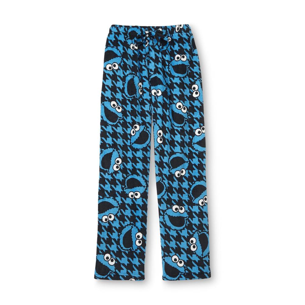 Sesame Street Cookie Monster Men's Plush Fleece Pajama Pants