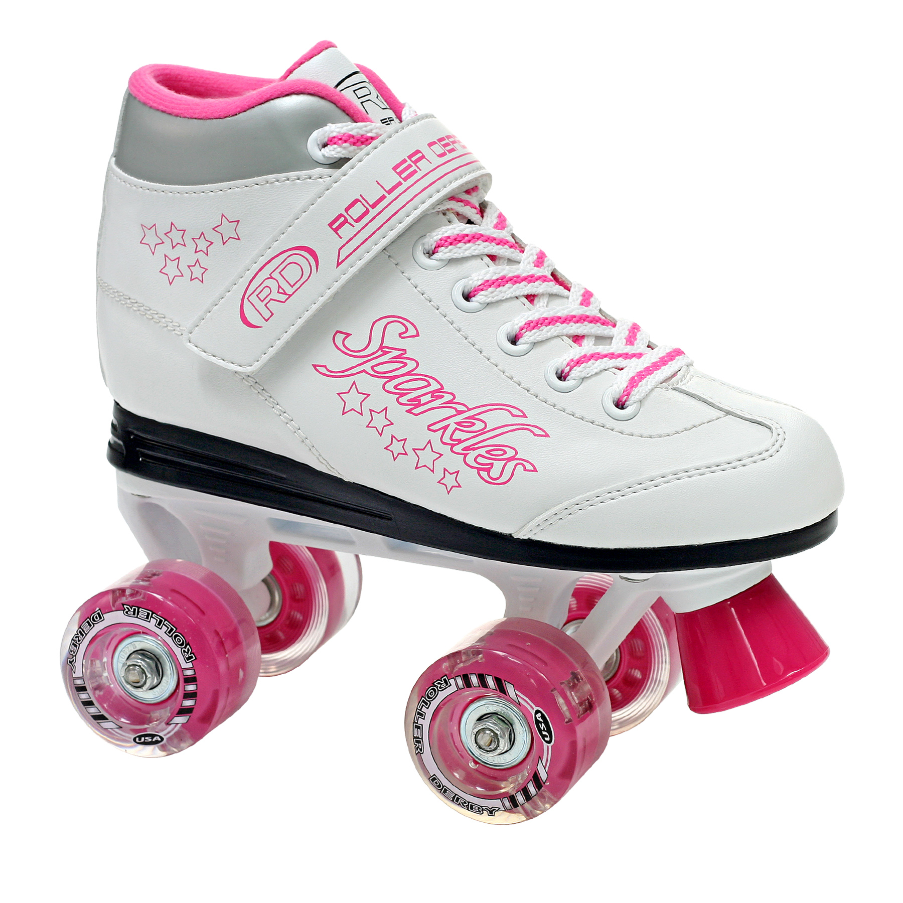 Roller Derby Sparkle Girl's Lighted Wheel Roller Skate