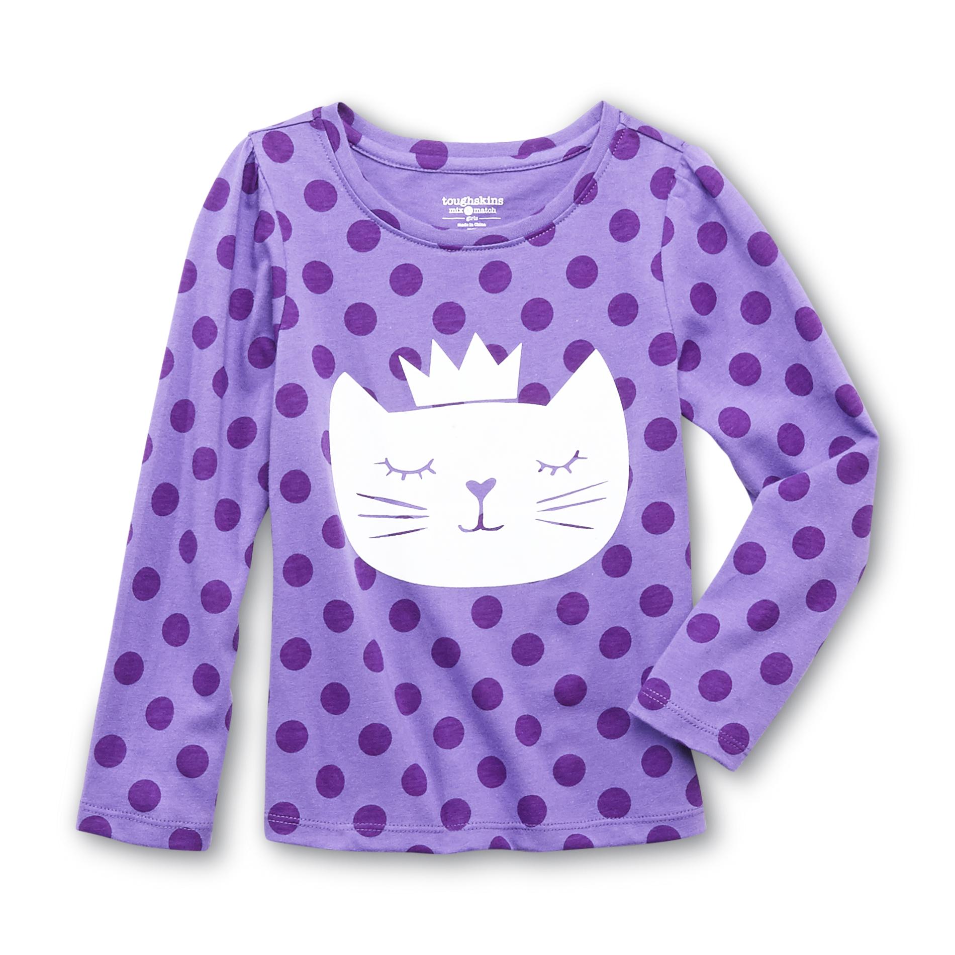 Toughskins Infant & Toddler Girl's Graphic Long-Sleeve T-Shirt - Cat Crown