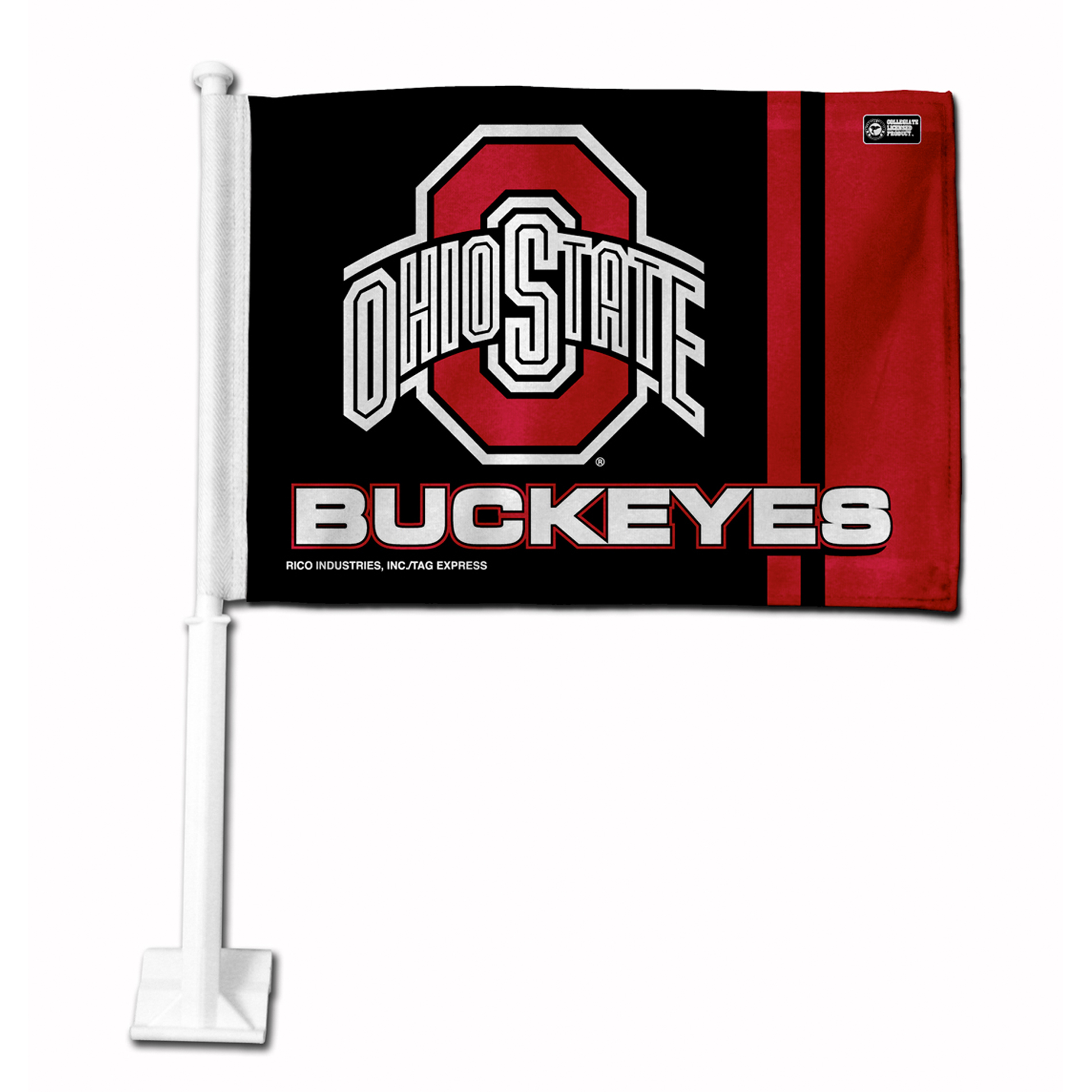 Rico Ohio State Buckeyes 19-inch Car Flag