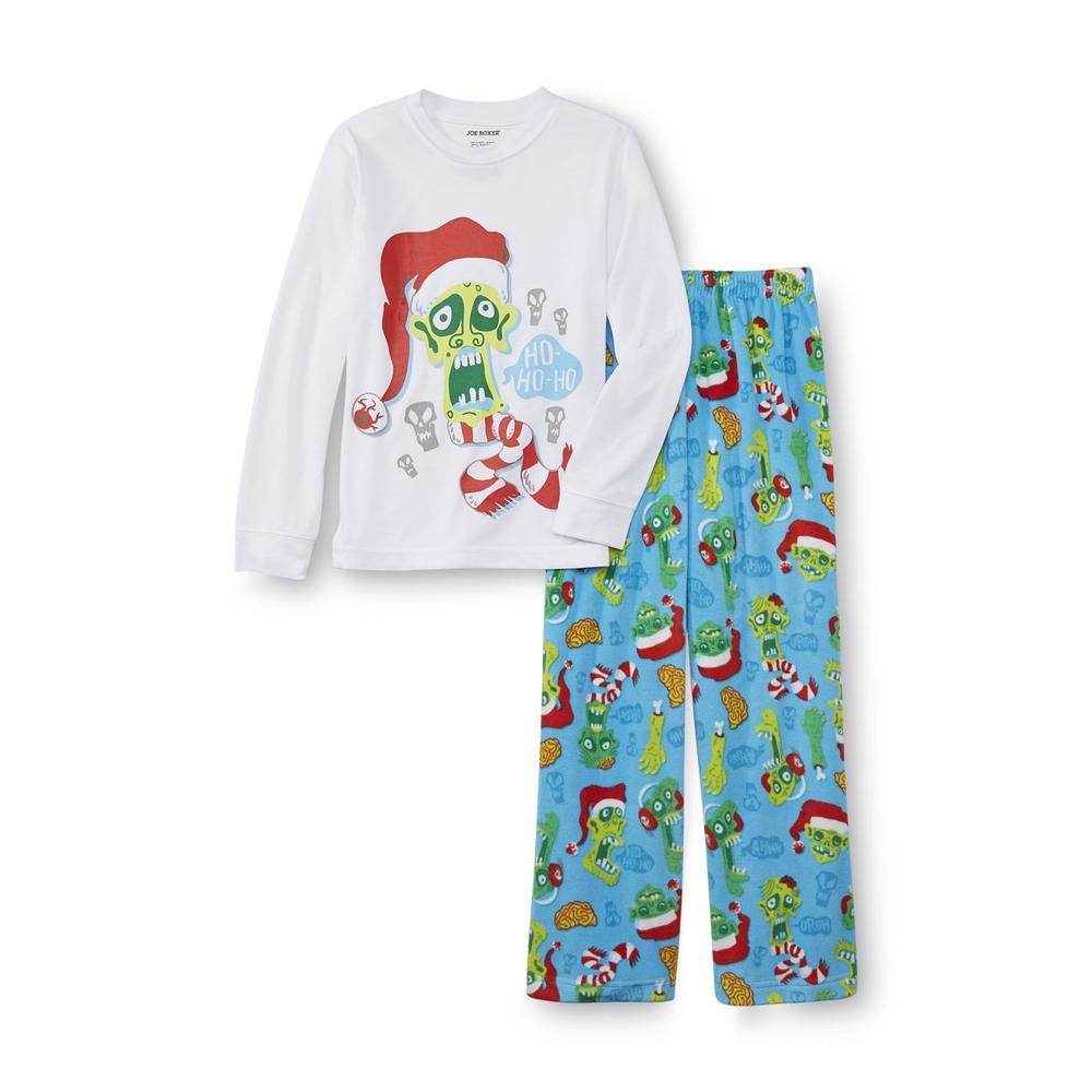 Joe Boxer Boy's Christmas Pajama Shirt & Pants - Zombie