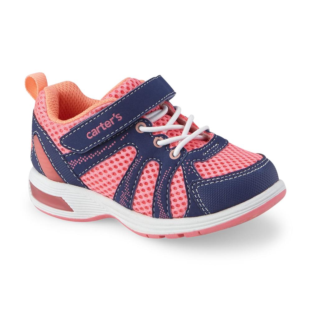 Carter's Toddler Girl's Olympus Pink/Navy Light-Up Athletic Shoe