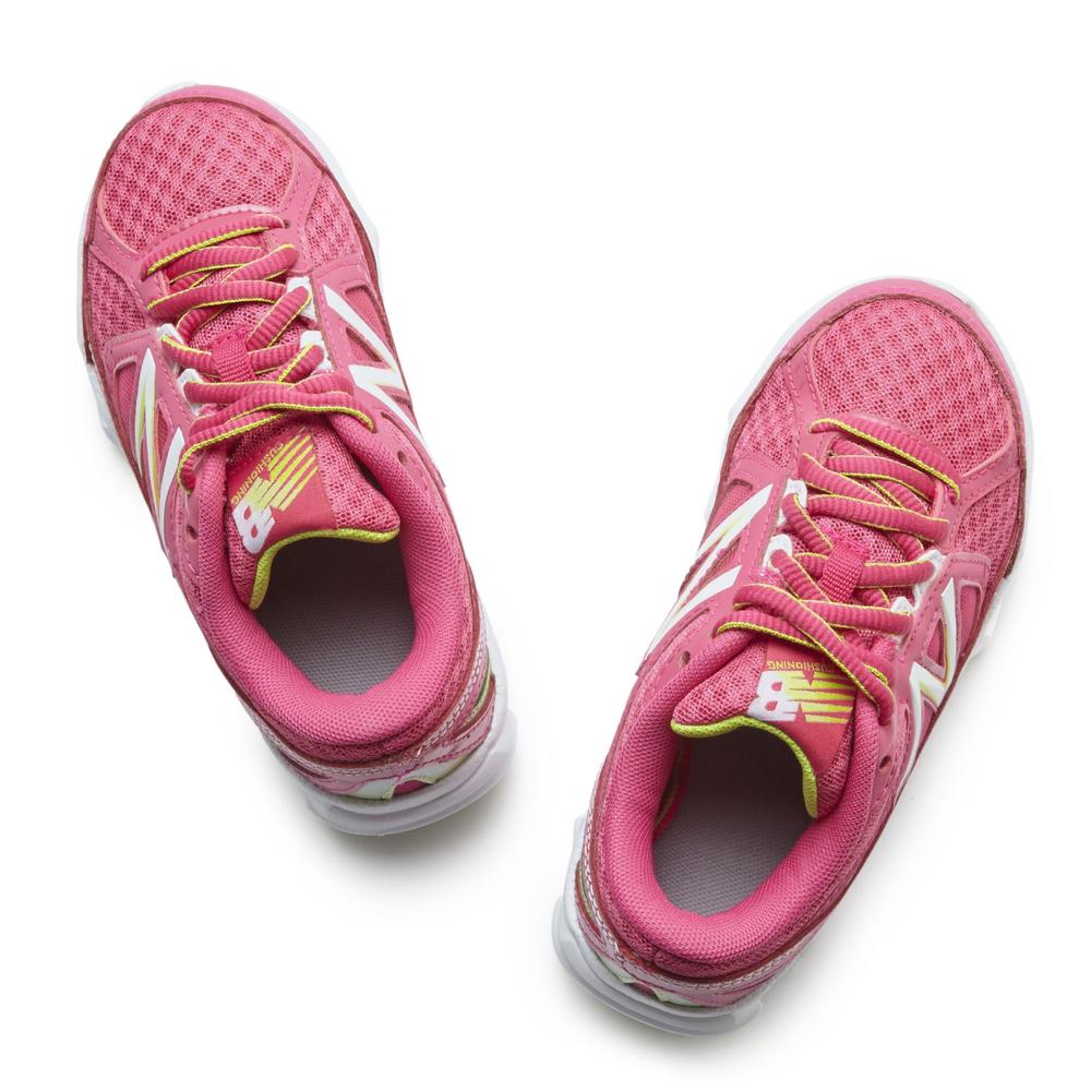 New Balance Girl's Grade School 750v3 Pink/Green/White Running Shoe