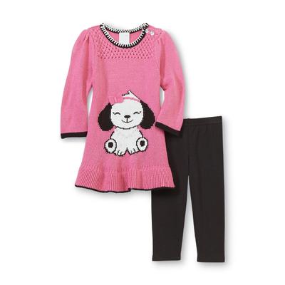 WonderKids Infant & Toddler Girl's Tunic Sweater & Leggings - Puppy Dog