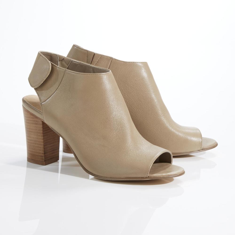 Coconuts by Matisse Women's Balance Taupe Peep-Toe Booties