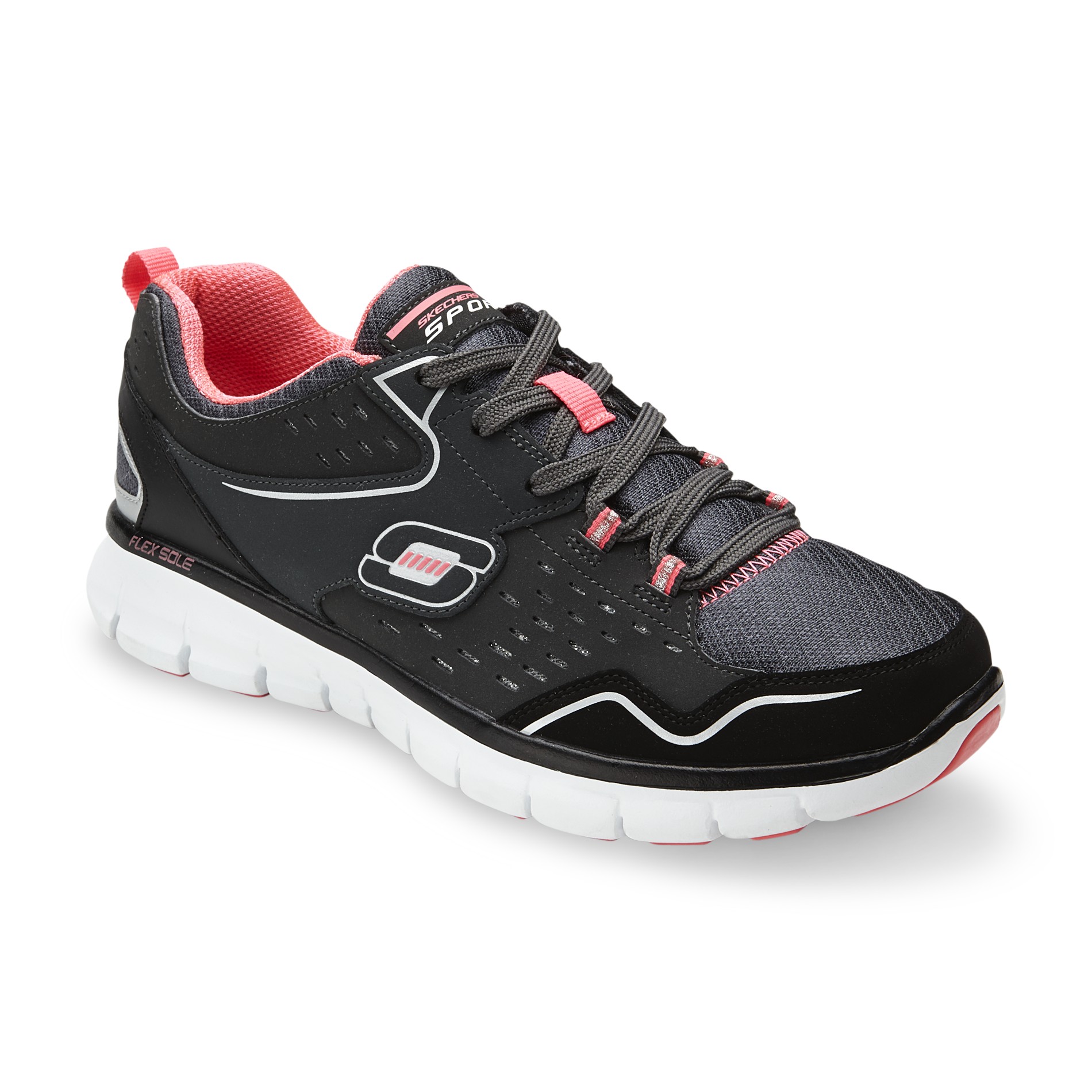 Skechers Women's Front Row Athletic Shoe - Grey/Pink