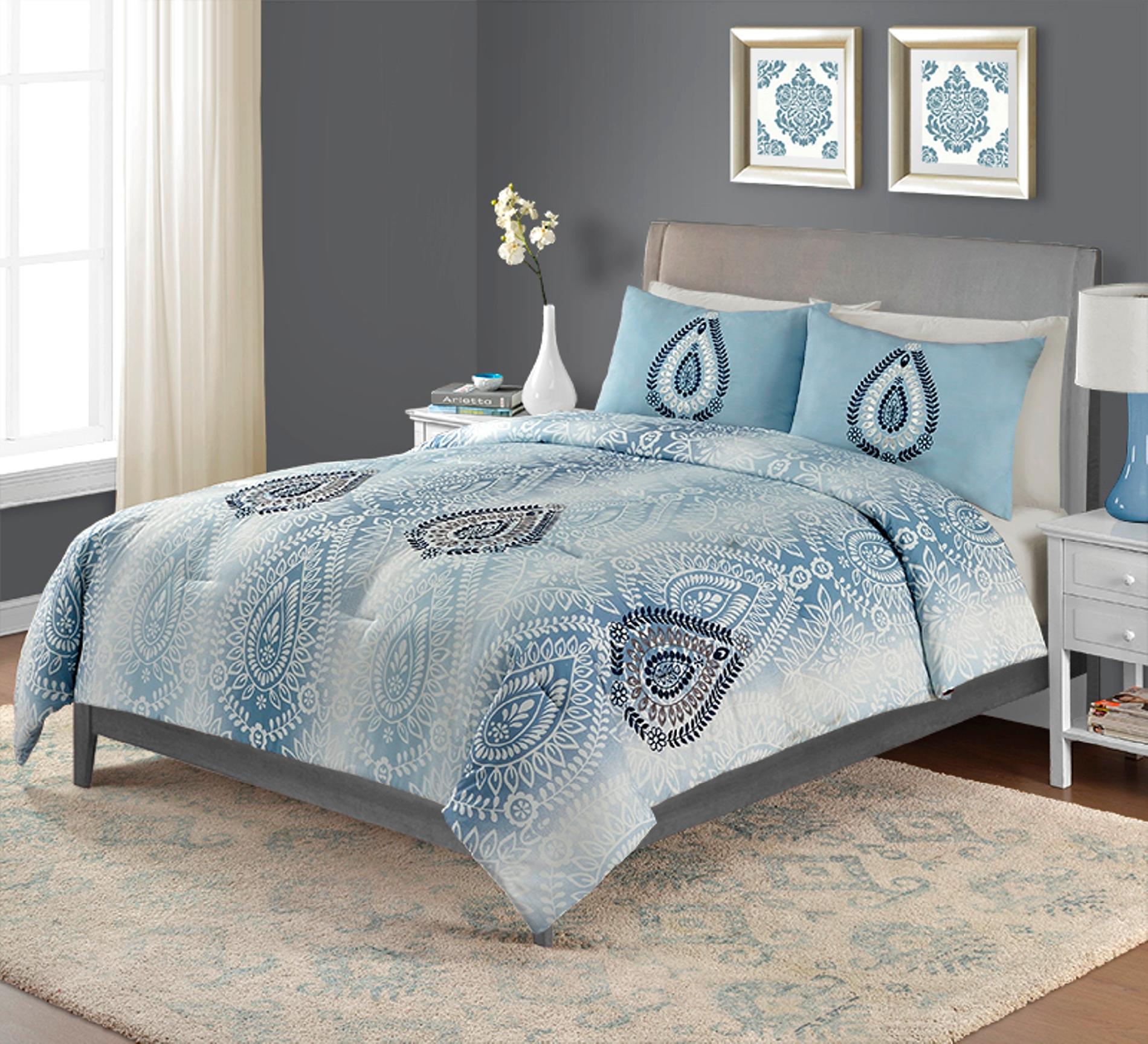 Victoria Classics 3-Piece Embroidered Comforter Set - Serena