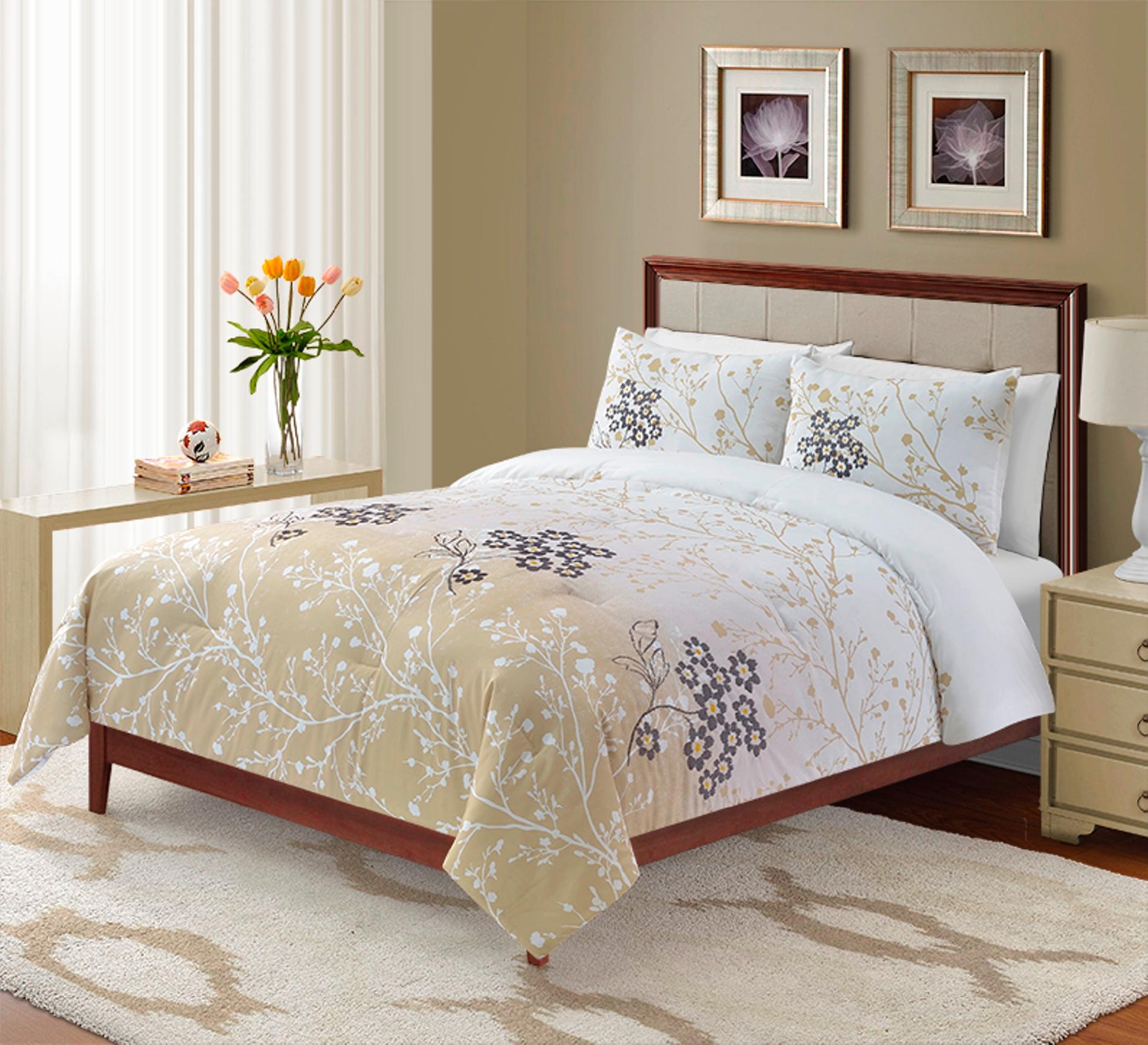 Victoria Classics 3-Piece Embroidered Comforter Set - Fiona