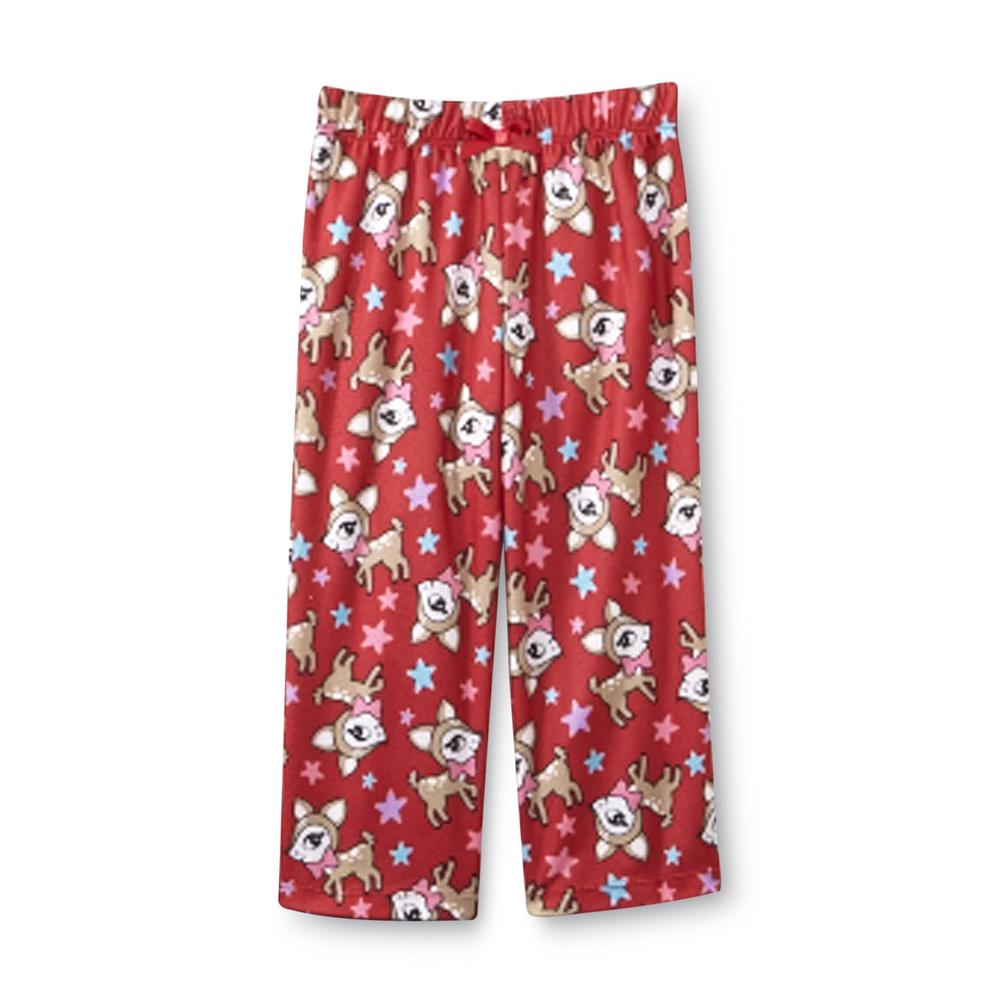 Joe Boxer Toddler Girl's Pajama Top & Pants - Deer