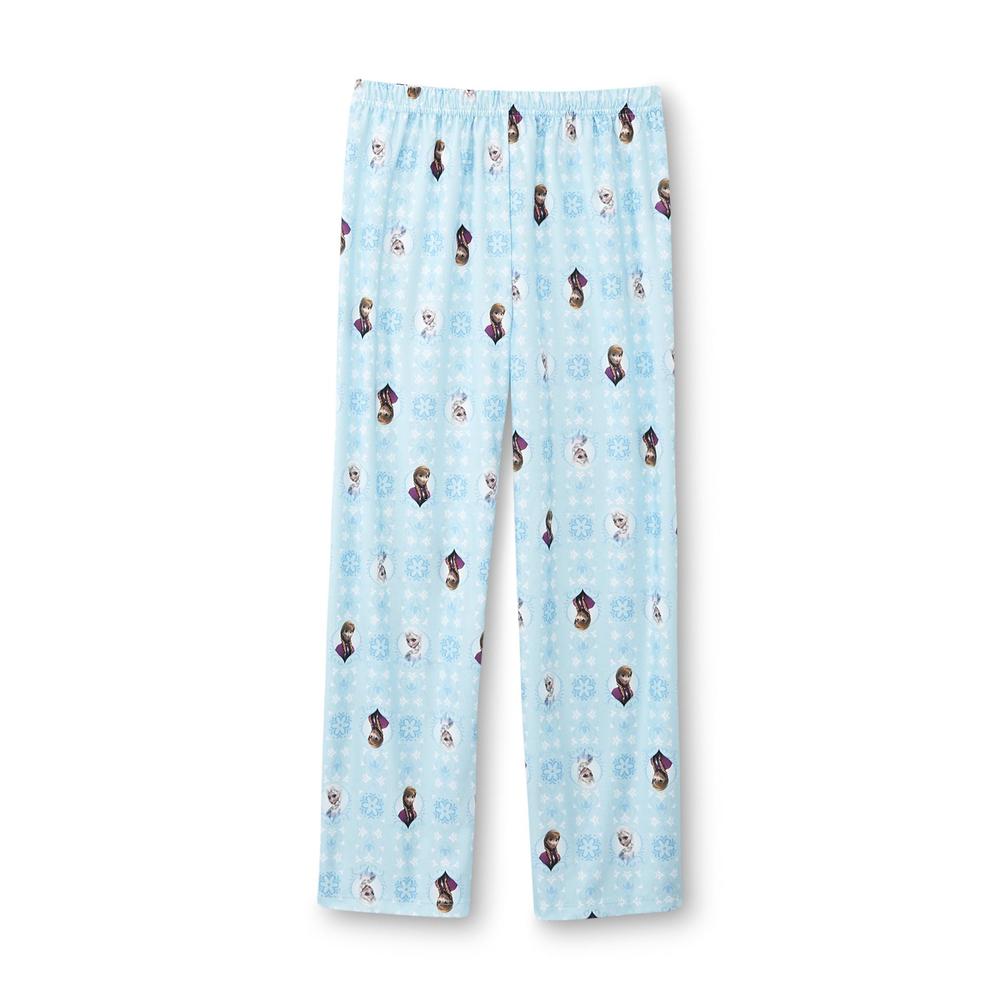 Disney Frozen Girl's Pajama Top & Pants - Anna  Elsa & Olaf