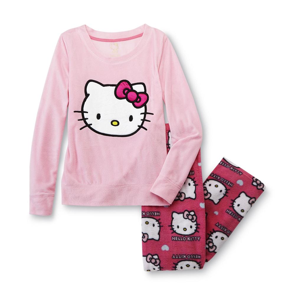 Hello Kitty Women's Microfleece Pajamas