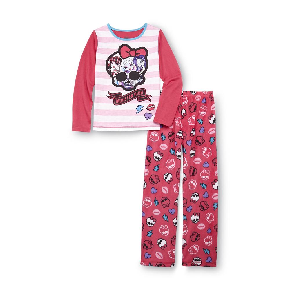 Monster High Girl's Pajama Shirt & Pants