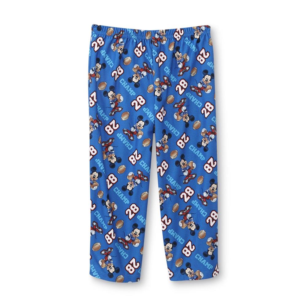 Disney Mickey Mouse Infant & Toddler Boy's Pajama Shirt & Pants - Football