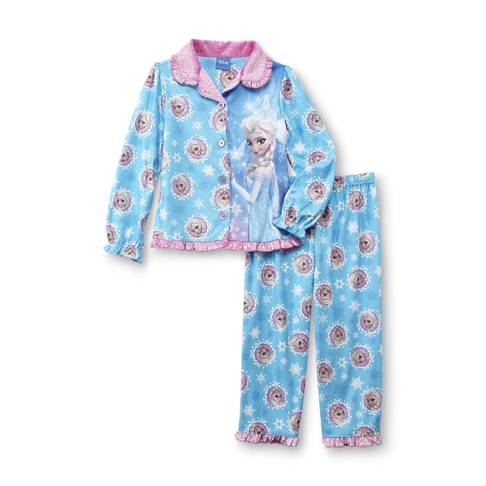 Disney Frozen Toddler Girl's Pajama Top & Pants - Elsa