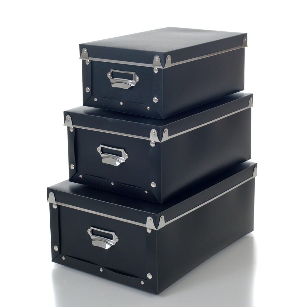 Sto-Away Retro Storage Boxes - Set of 3 - Collapsible