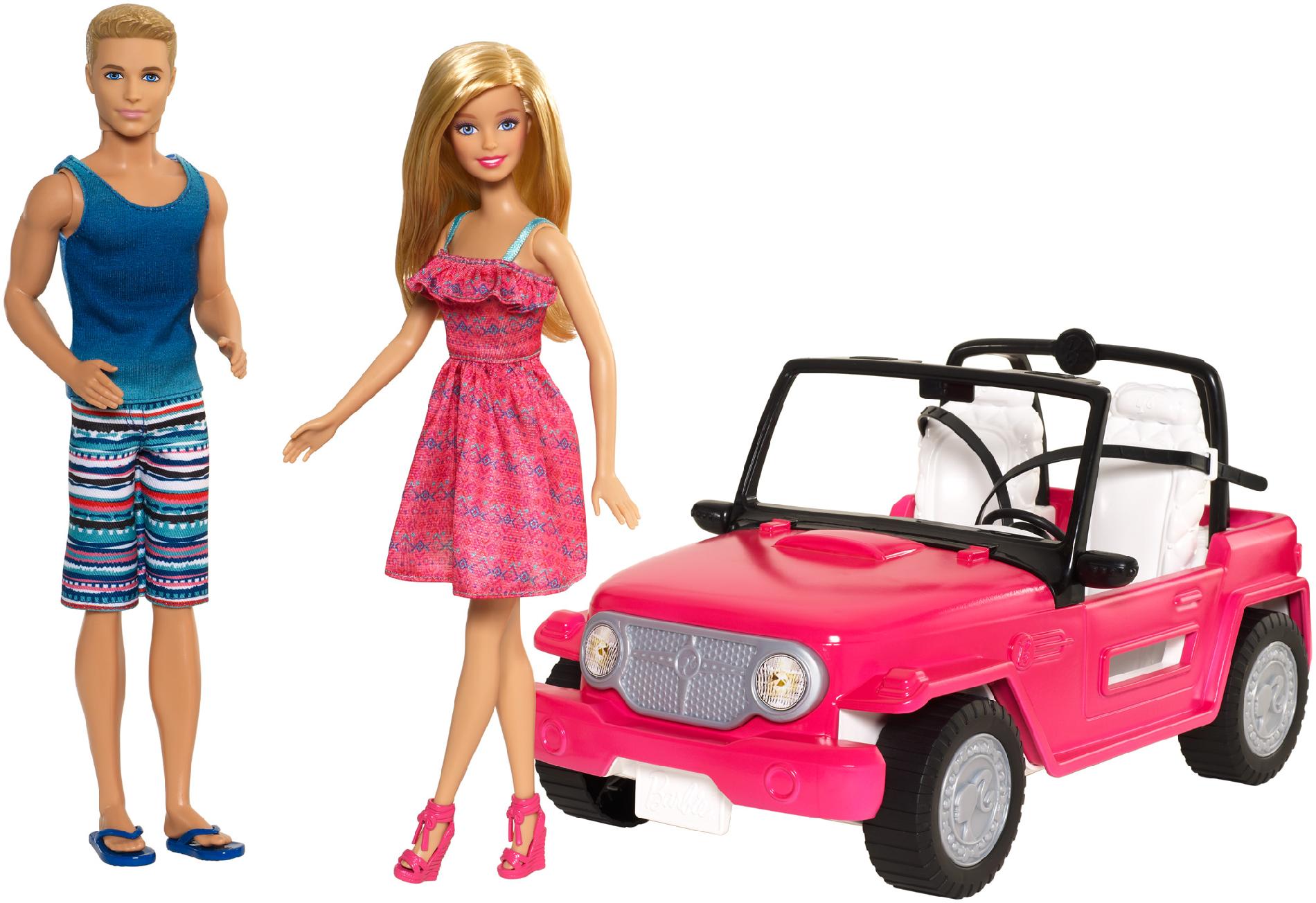 Barbie Ken Beach Cruiser Doll And Car Play Toys Pretend Collectible