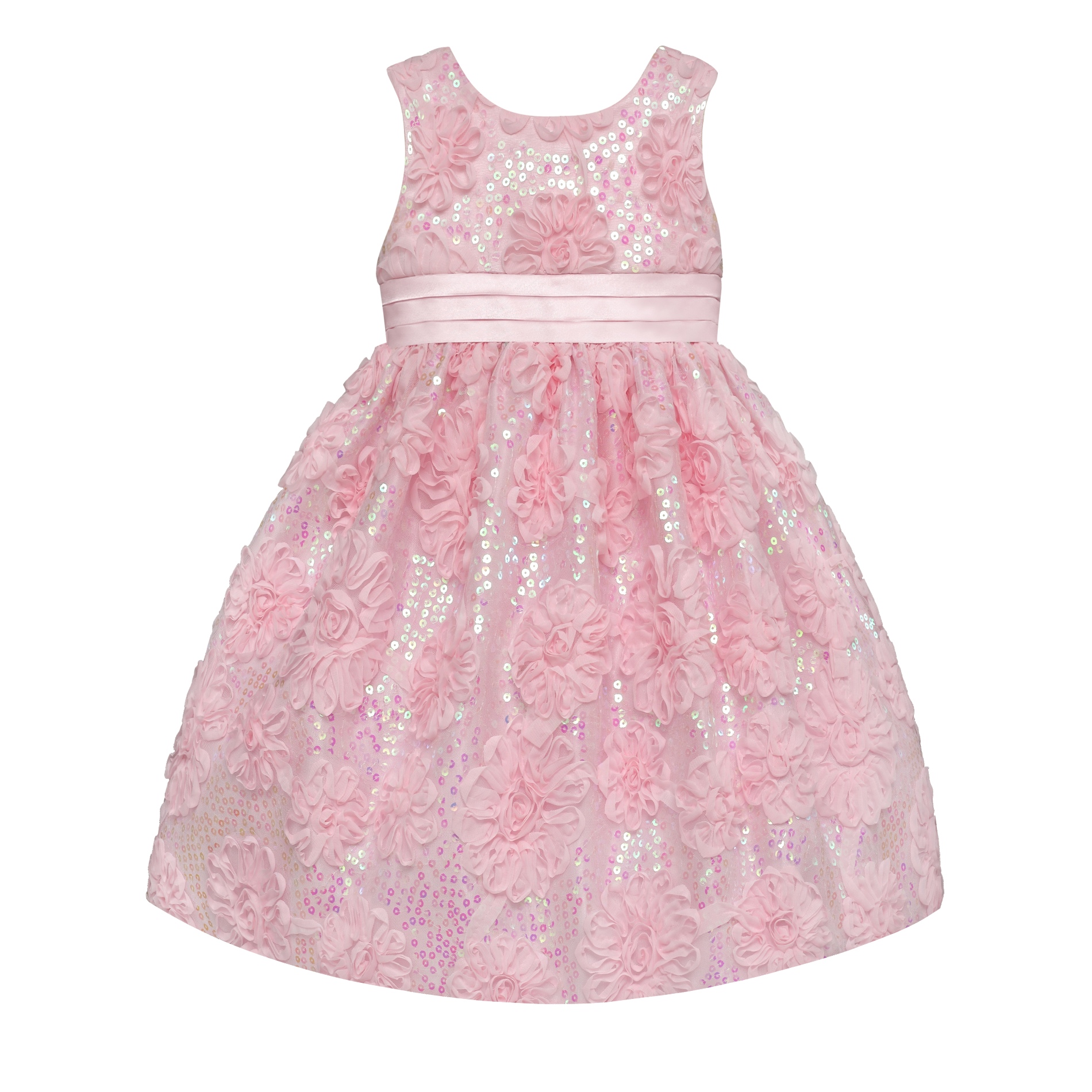 American Princess Infant & Toddler Girl&#8217;s Sleeveless Sequin Dress