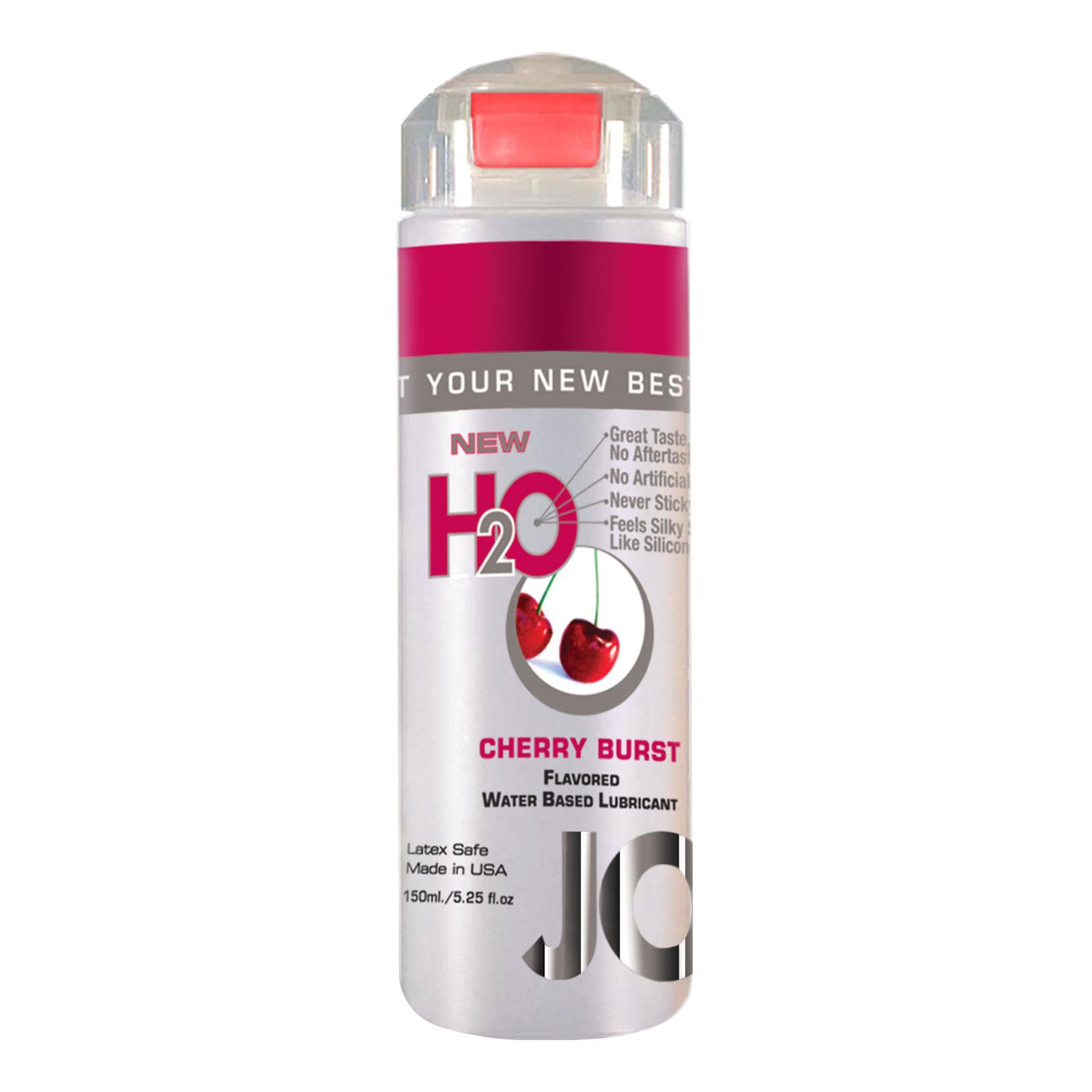 System Jo Flavored Water Based Lubricant Cherry Burst 5.25 Ounces