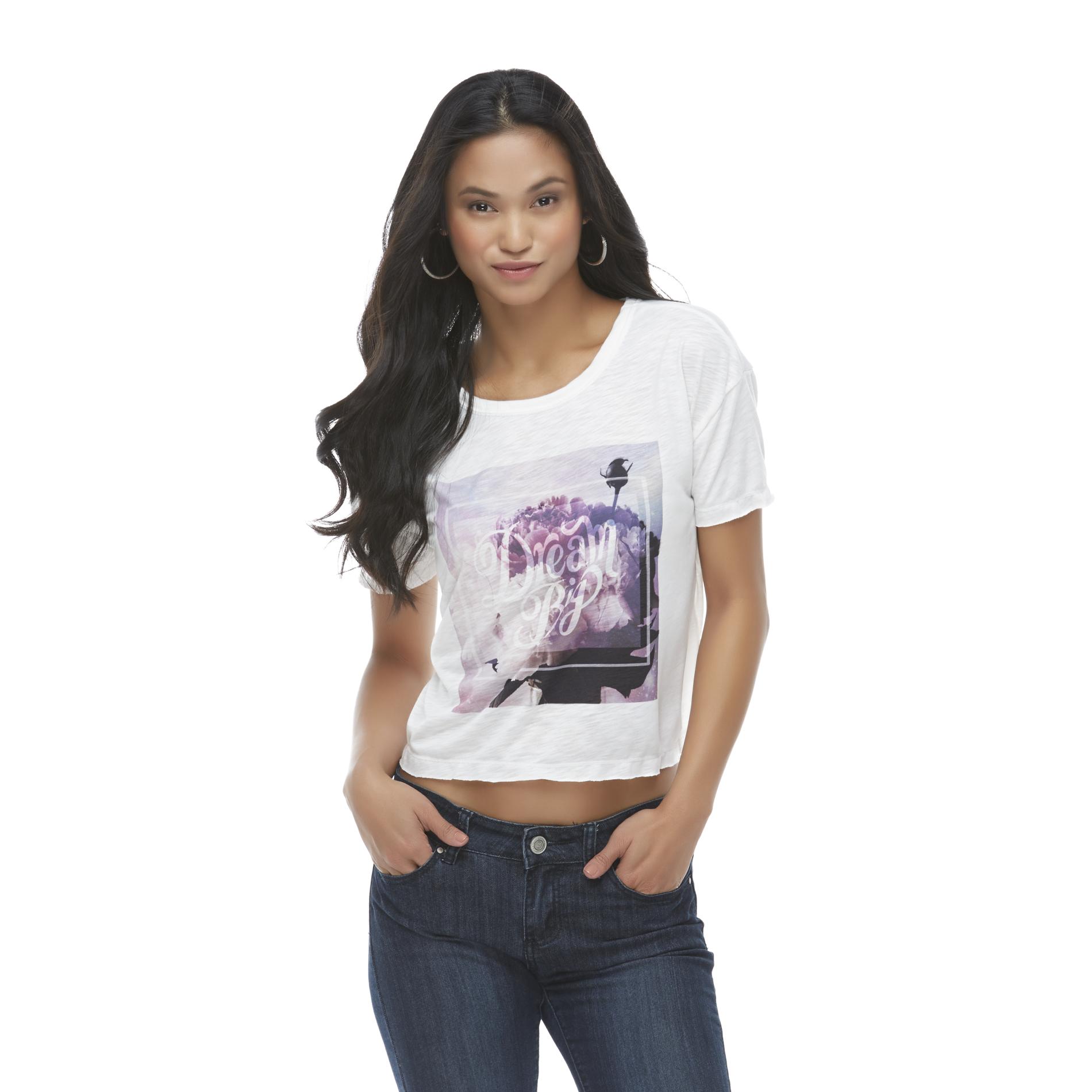Route 66 Women's Slub Knit Graphic T-Shirt - Dream Big