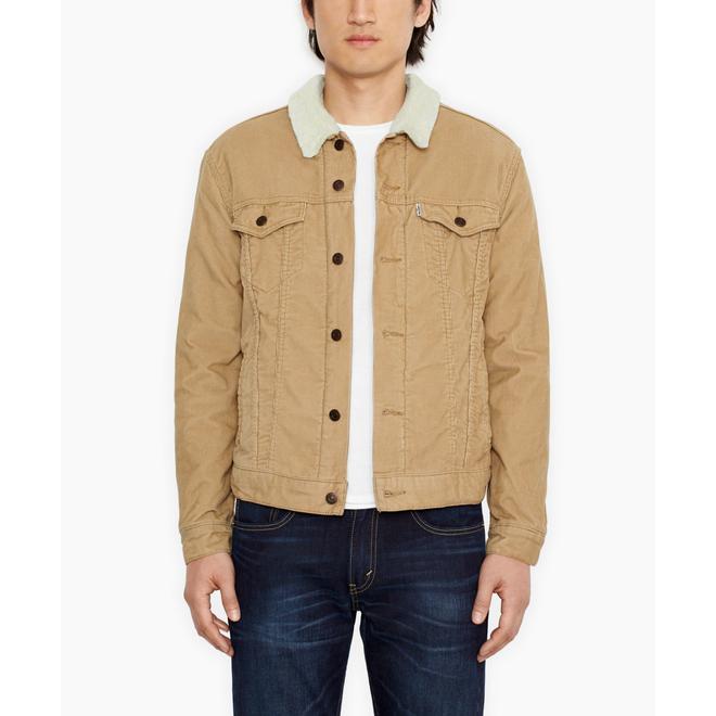 Levi's Men's FleeceLined Corduroy Trucker Jacket
