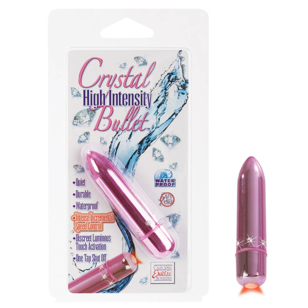 California Exotic Novelties Crystal High Intensity Bullet&#8482; - Pink