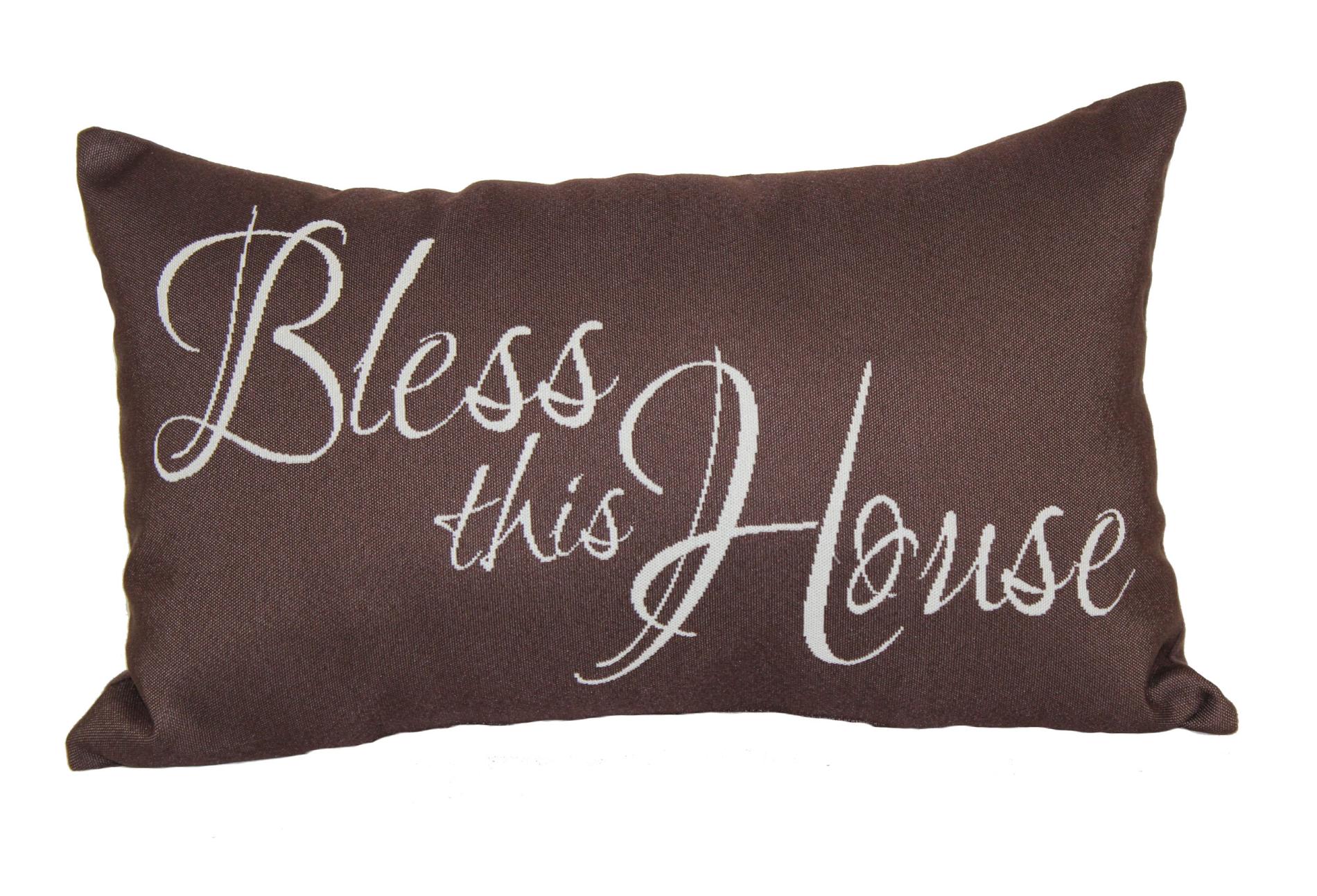 Decorative Throw Pillow - Bless This House