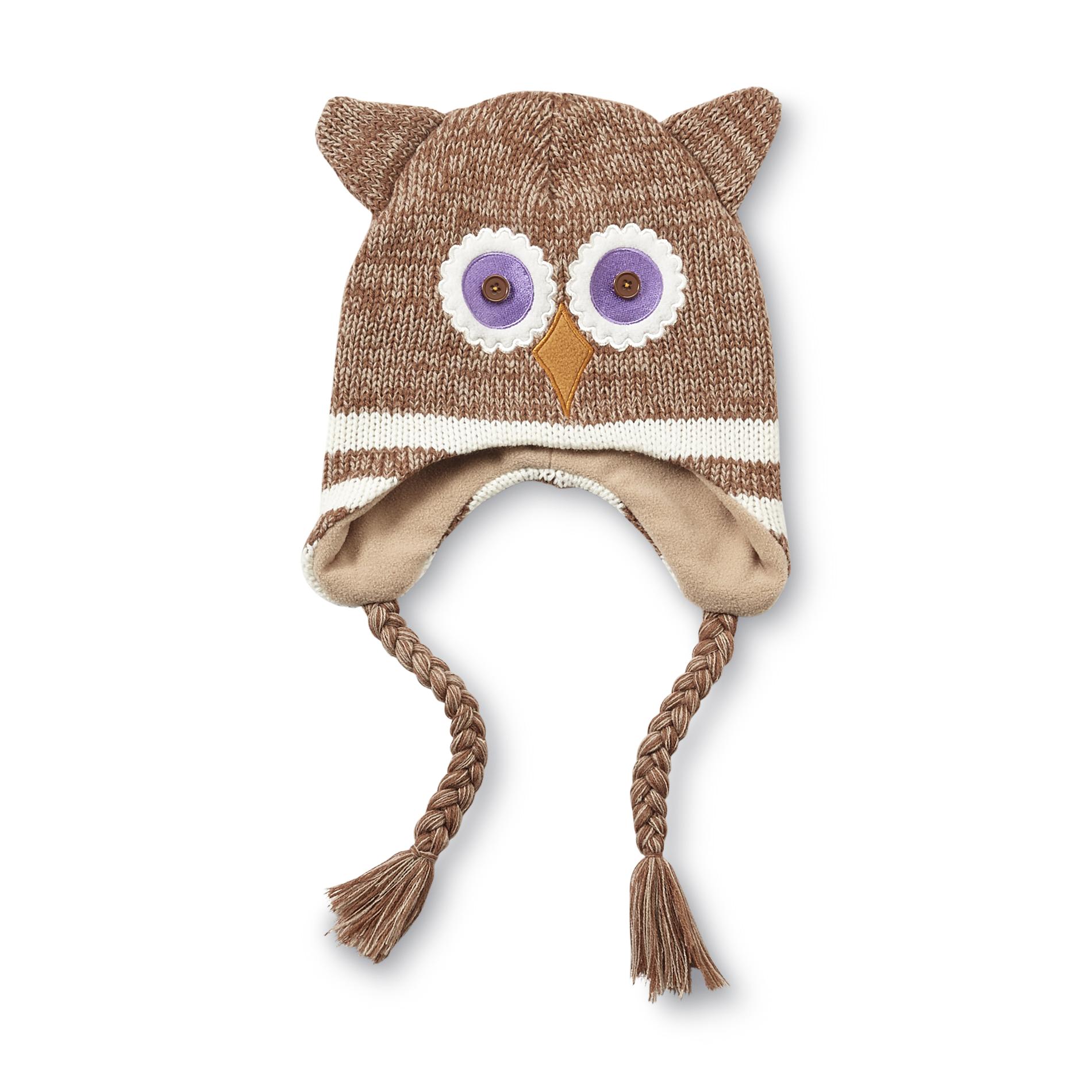 Joe Boxer Women's Knit Critter Hat - Owl