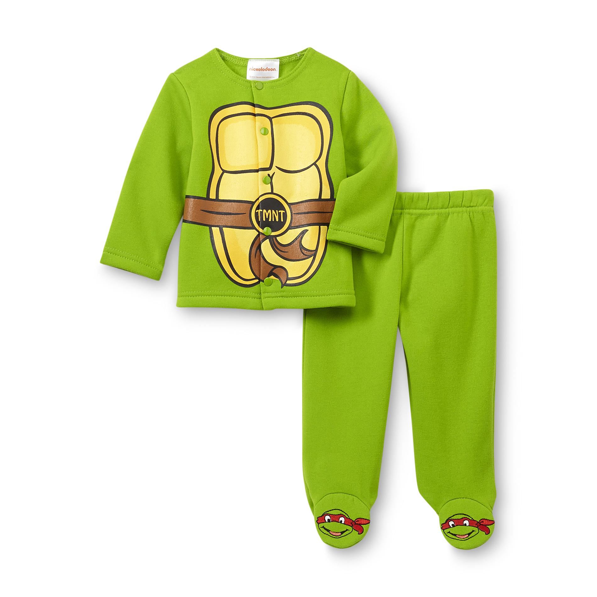 Nickelodeon Teenage Mutant Ninja Turtles Newborn Boy's Jacket & Footed Pants