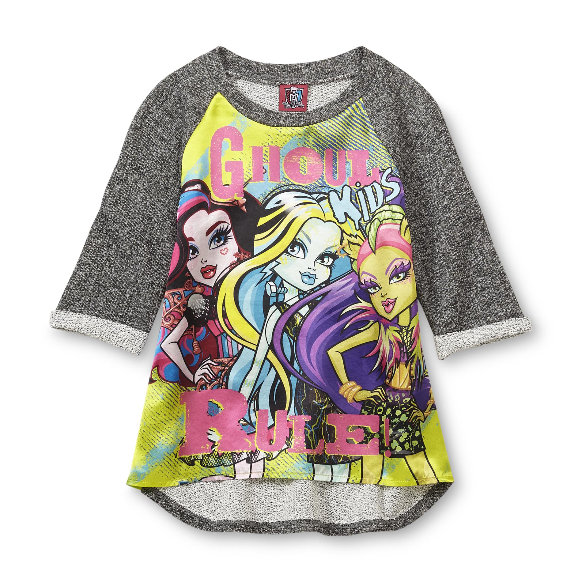 Monster High Girl's Graphic Top - Ghoul Kids Rules