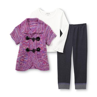 WonderKids Infant & Toddler Girl's Top  Sweater & Jeggings - Space-Dyed