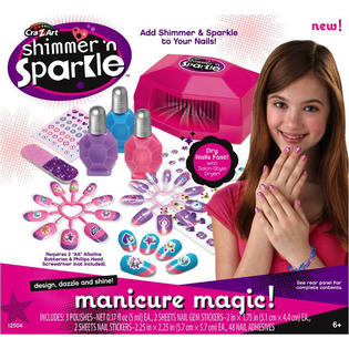 Cra Z Art Shimmer N Sparkle Manicure Magic Set Toys Games