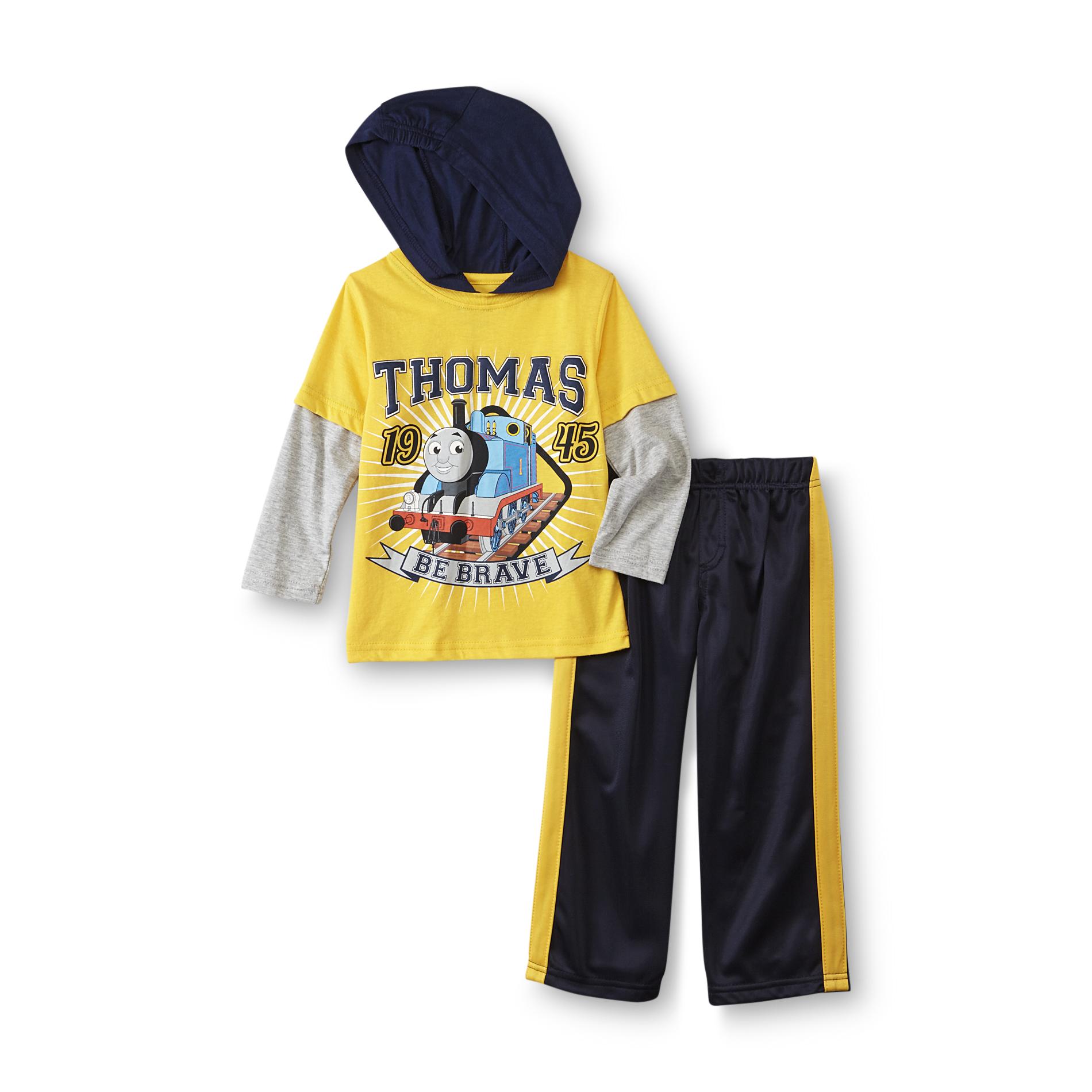 Thomas & Friends Toddler Boy's Hooded T-Shirt & Pants