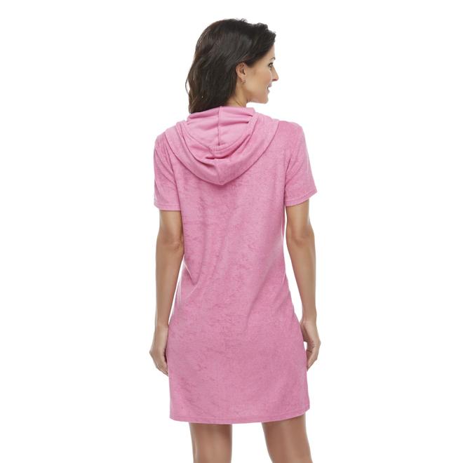 Jaclyn Smith Women's French Terry Swim CoverUp