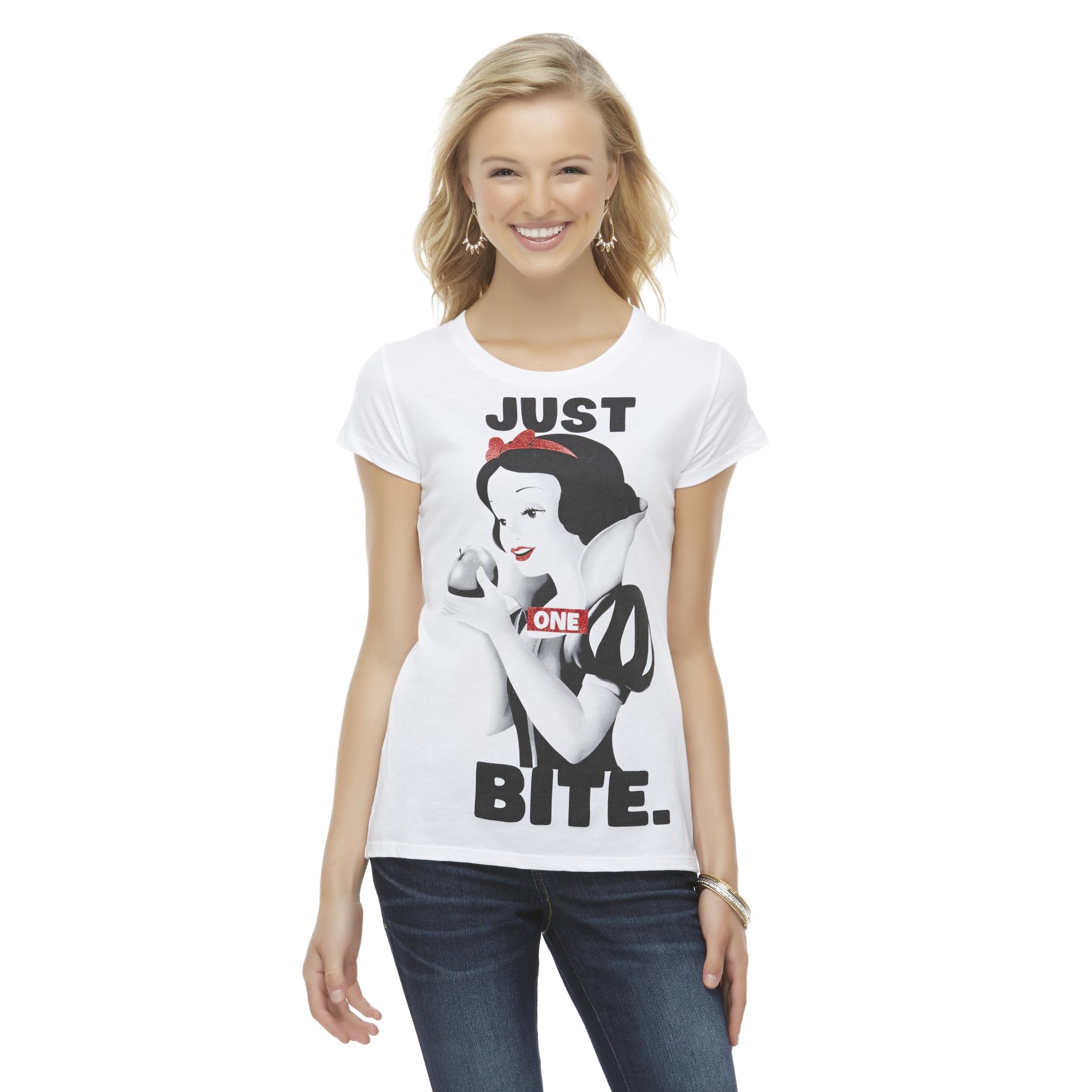 Disney Snow White Women's Graphic T-Shirt - Just One Bite