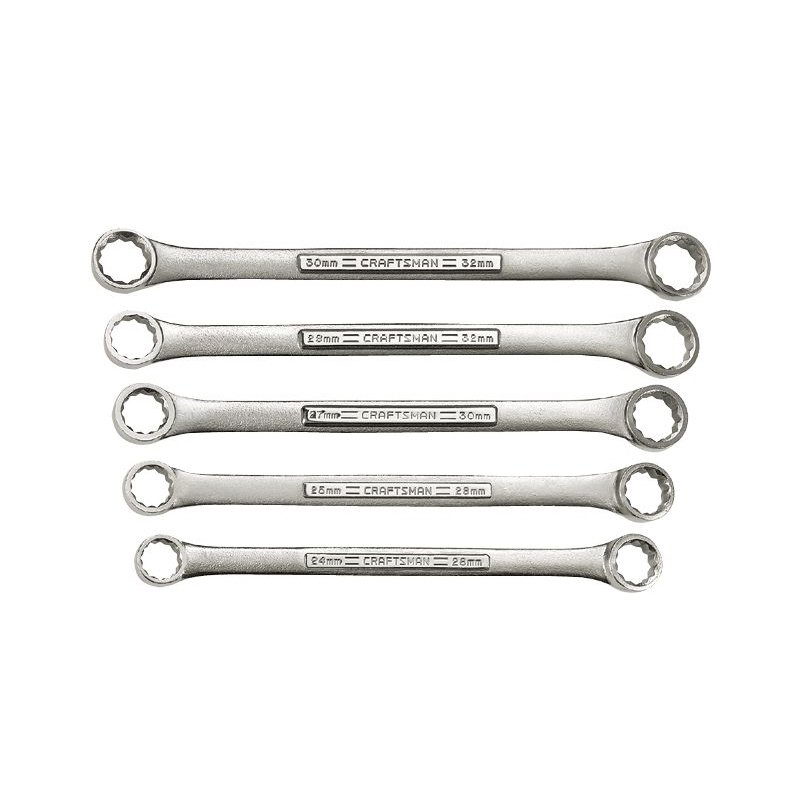 Craftsman 5 pc. Metric 12 pt. Large Box End Wrench Set