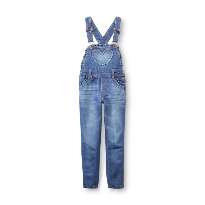 Toughskins Infant & Toddler Girl's Distressed Denim Overalls