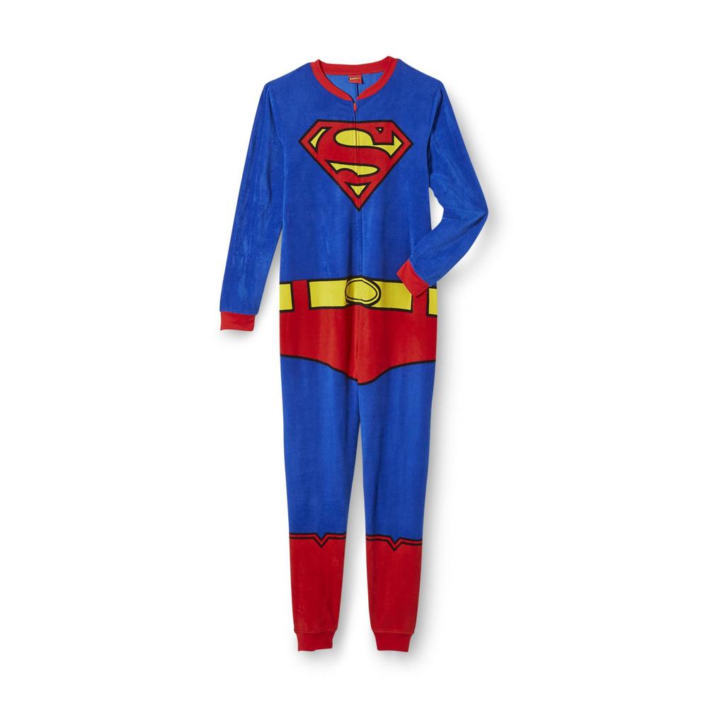 DC Comics Men's Union Suit Fleece Pajamas