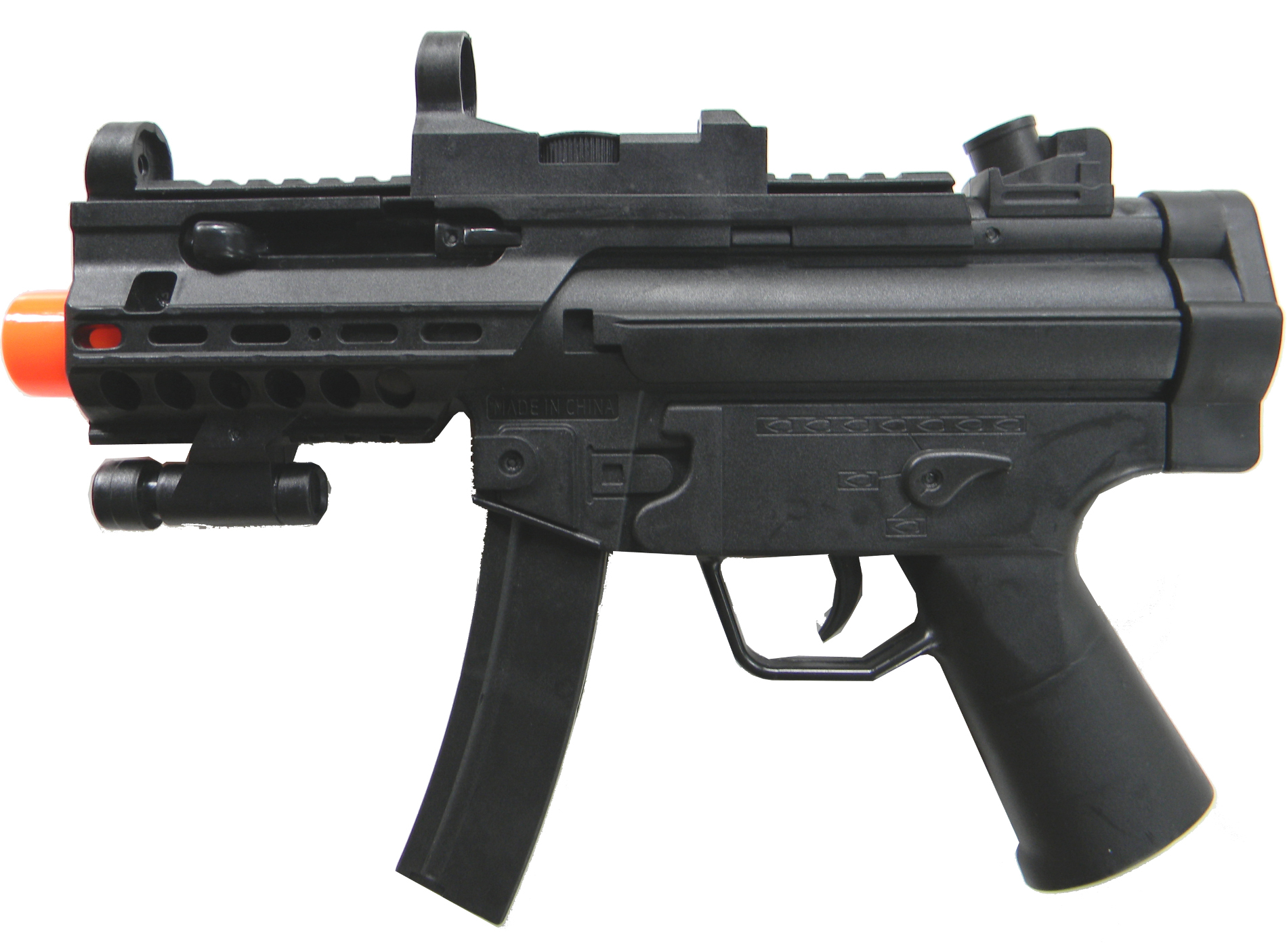 black machine gun toy