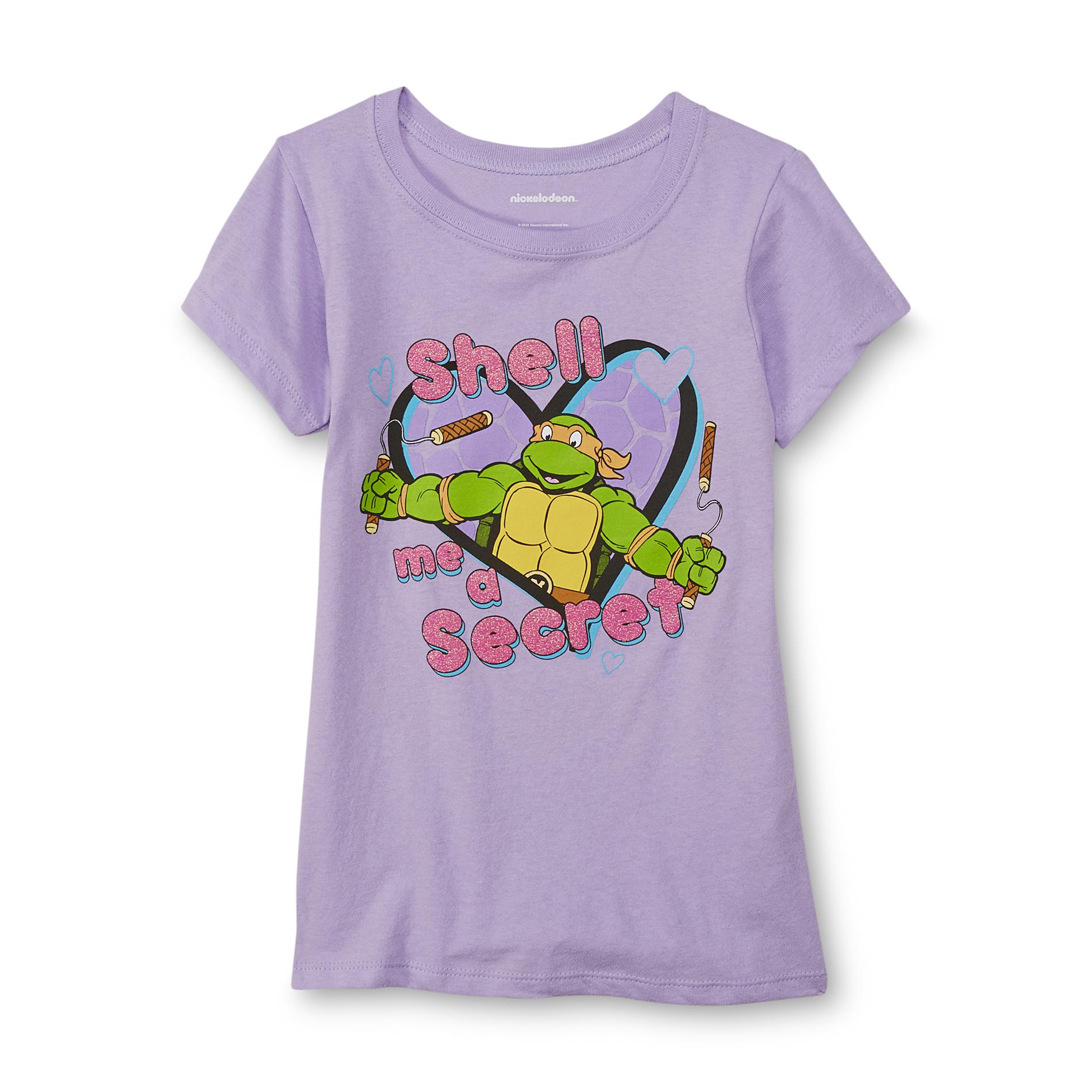 Nickelodeon Teenage Mutant Ninja Turtles Girl's Graphic T-Shirt - Michelangelo