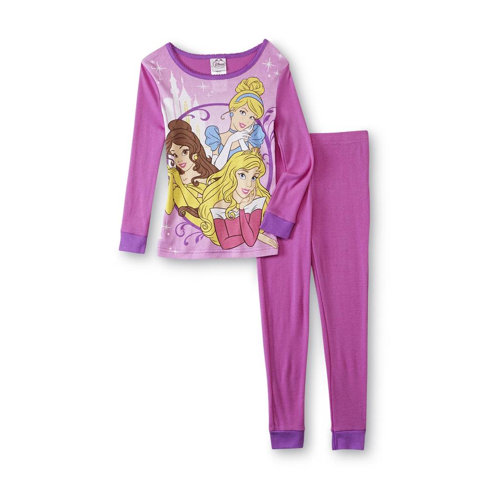 Disney Princesses Girl's 2-Pairs Pajamas