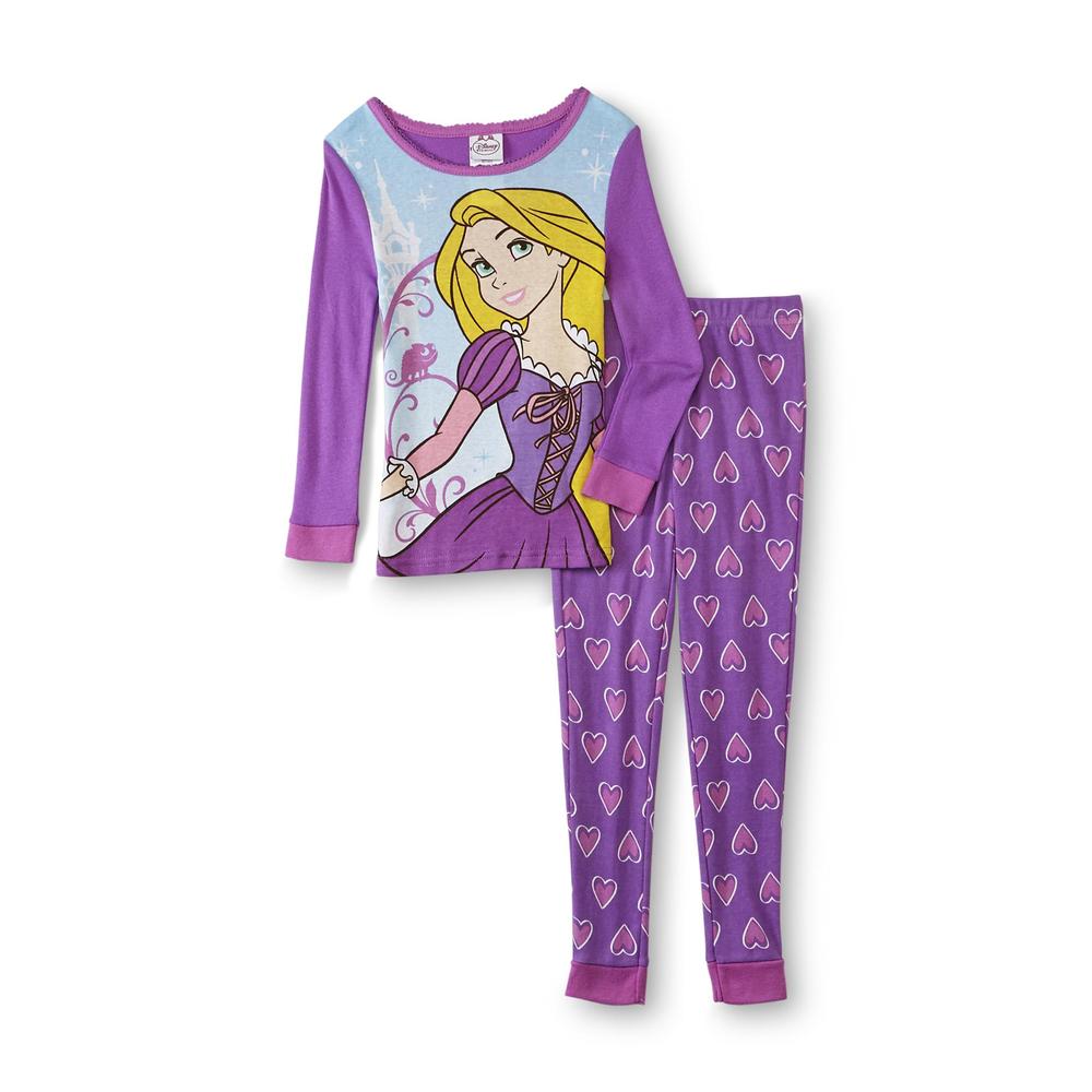 Disney Princesses Girl's 2-Pairs Pajamas