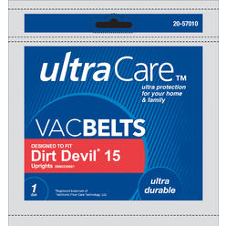 UltraCare UCB5015-6 VacBelts for Dirt Devil 15