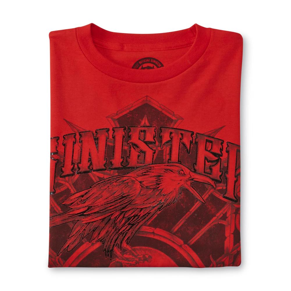 Sinister Men's Graphic T-Shirt - Raven Skull