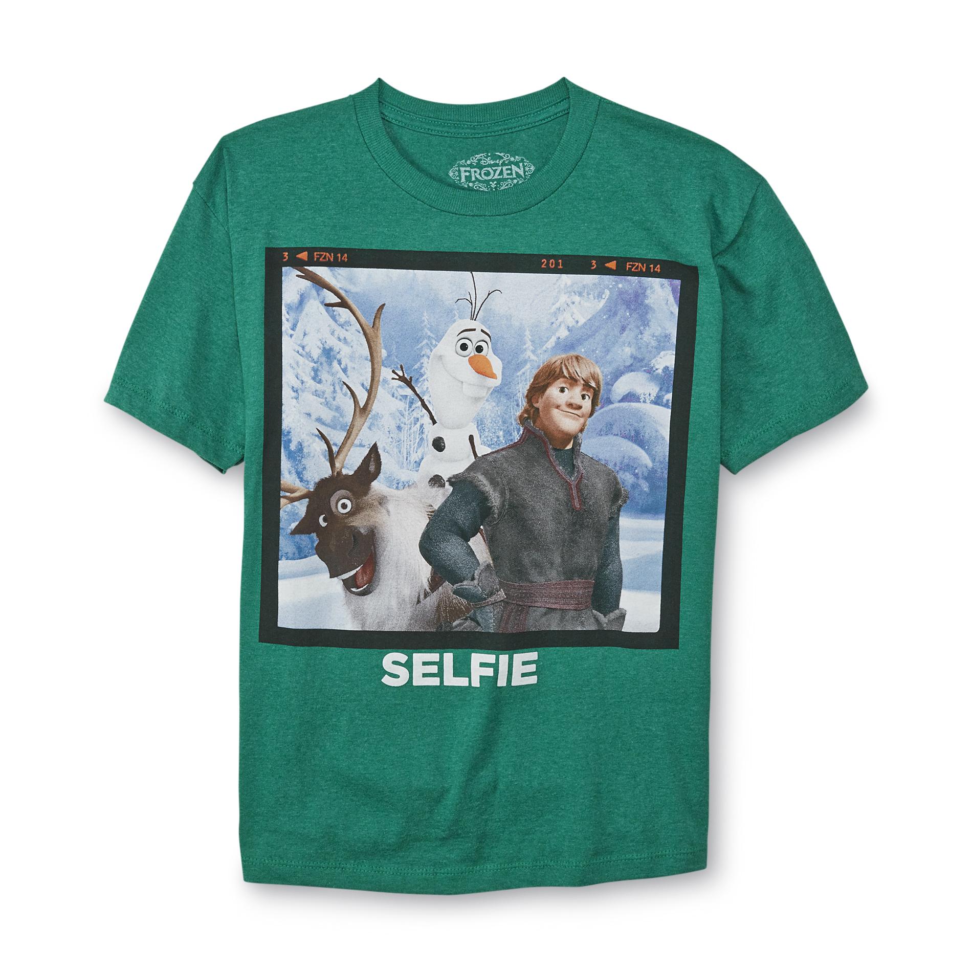 Disney Frozen Boy's Graphic T-Shirt - Selfie